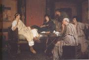 Alma-Tadema, Sir Lawrence Tibullus at Delia's (mk23) china oil painting reproduction